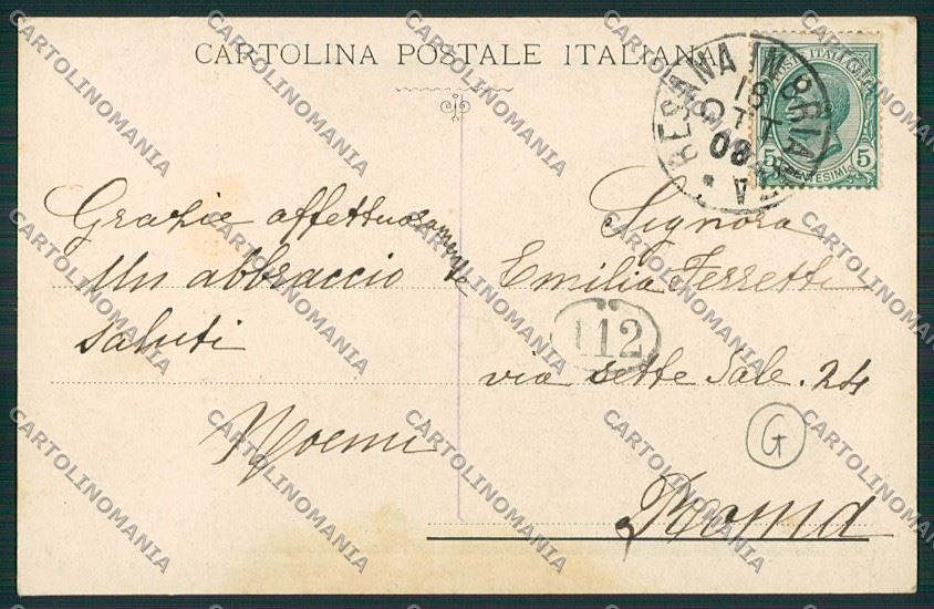 Milano Besana Brianza cartolina QQ7907 – retro