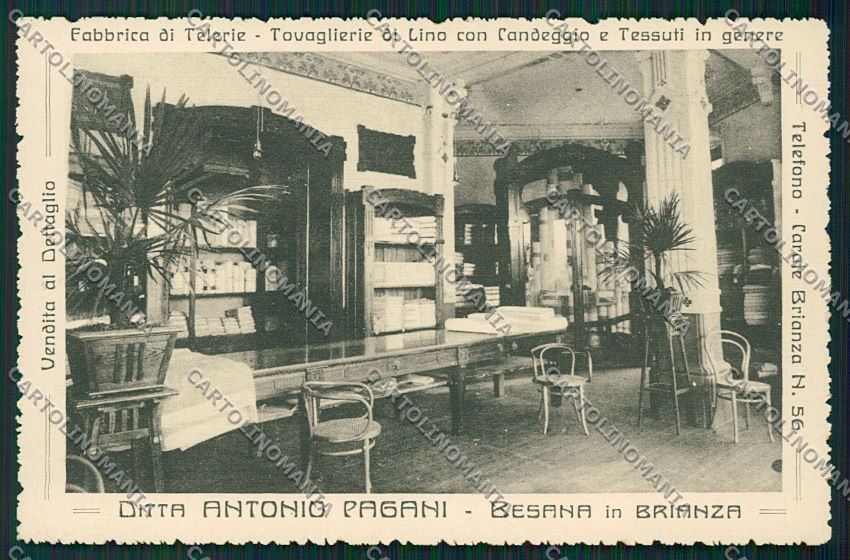 Milano Besana Brianza cartolina QQ7910 – fronte