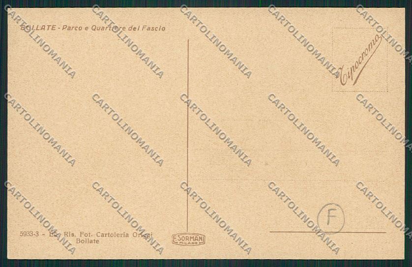 Milano Bollate cartolina QQ7927 – retro