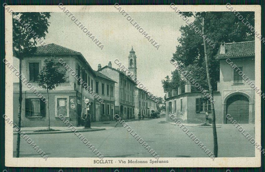 Milano Bollate PIEGATA cartolina QQ7928 – fronte