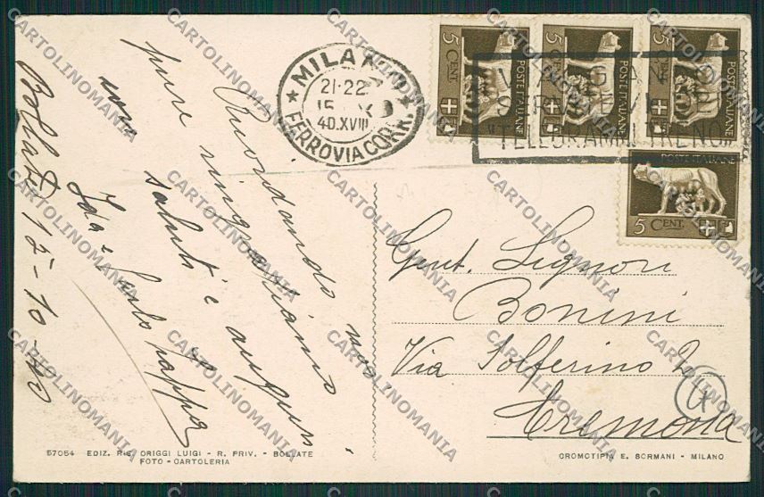 Milano Bollate cartolina QQ7935 – retro