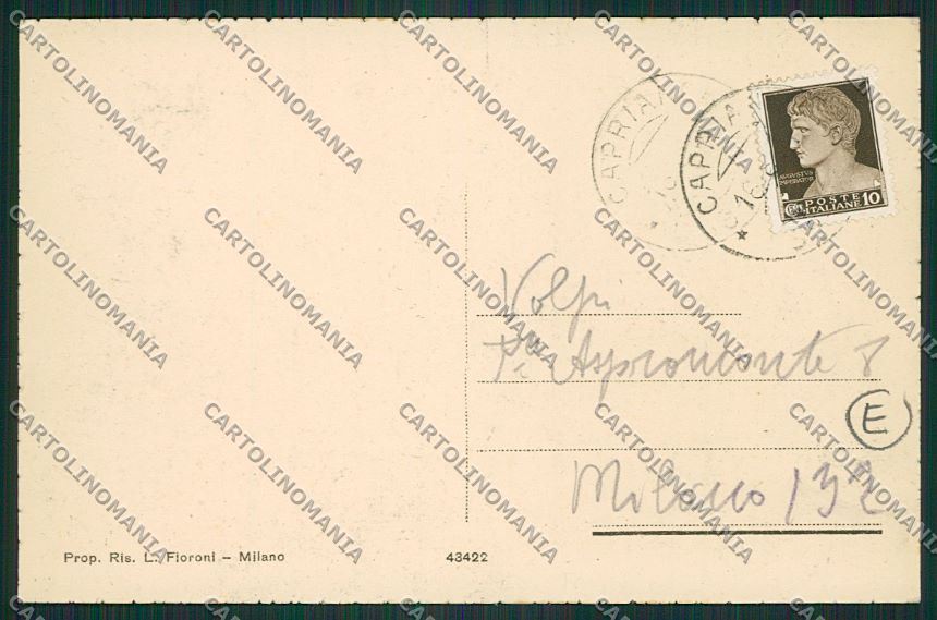 Milano Briosco Capriano cartolina QQ7952 – retro