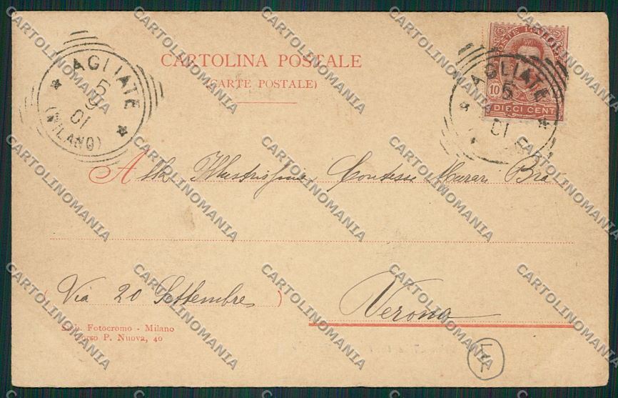 Milano Carate Brianza cartolina QQ7968 – retro