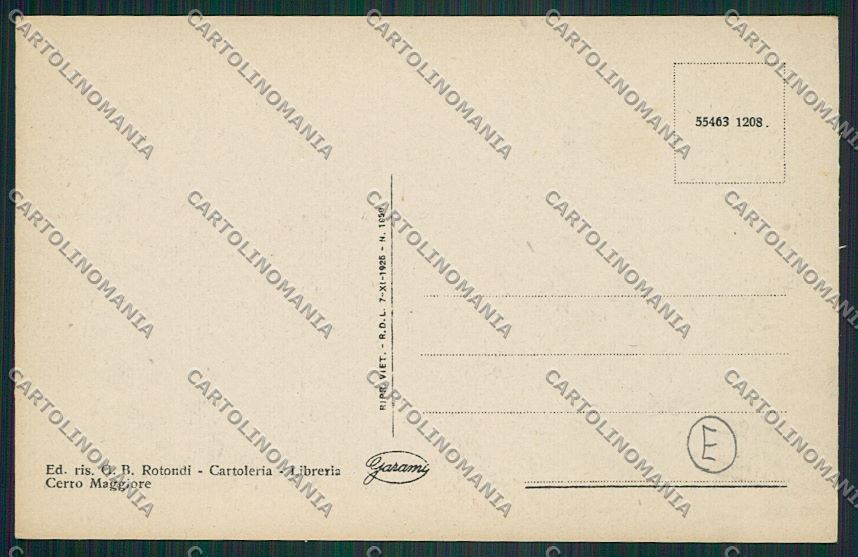 Milano Cerro Maggiore cartolina QQ7988 – retro