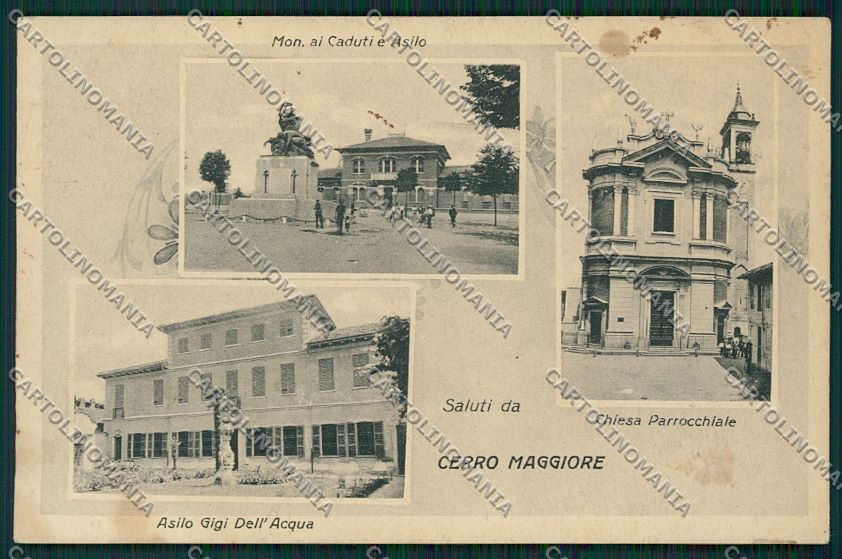 Milano Cerro Maggiore Saluti da cartolina QQ7990 – fronte