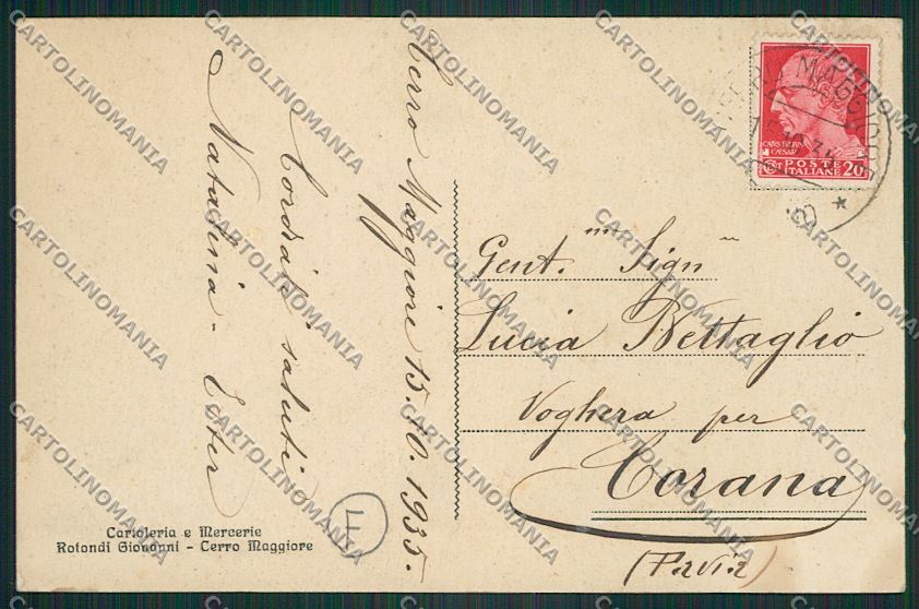 Milano Cerro Maggiore Saluti da cartolina QQ7990 – retro