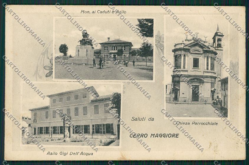Milano Cerro Maggiore Saluti da cartolina QQ7994 – fronte