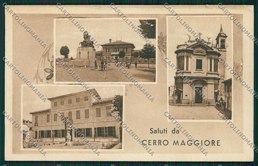 Milano Cerro Maggiore Saluti da cartolina QQ8002 – fronte