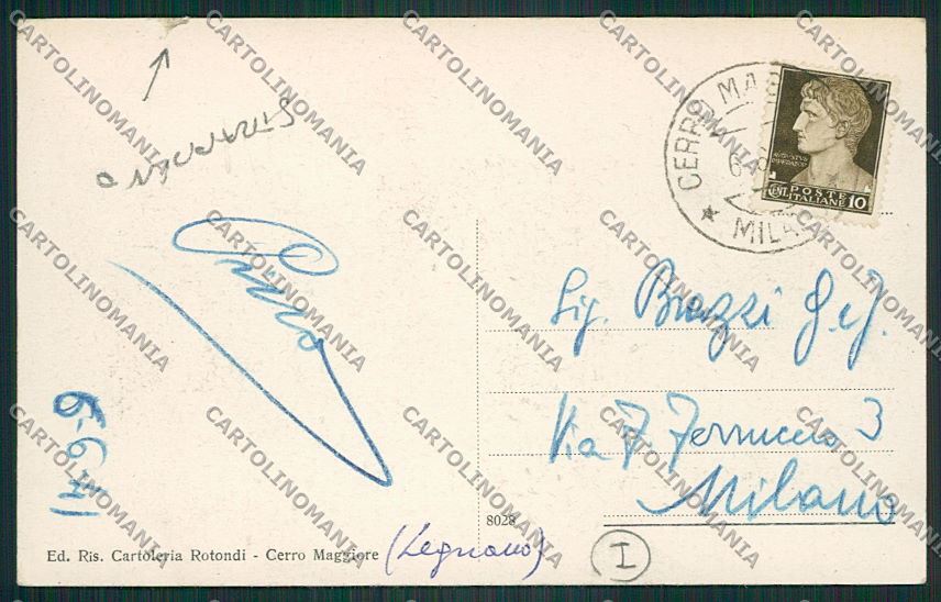 Milano Cerro Maggiore Saluti da cartolina QQ8002 – retro