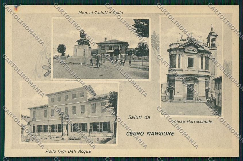 Milano Cerro Maggiore Saluti da cartolina QQ8003 – fronte