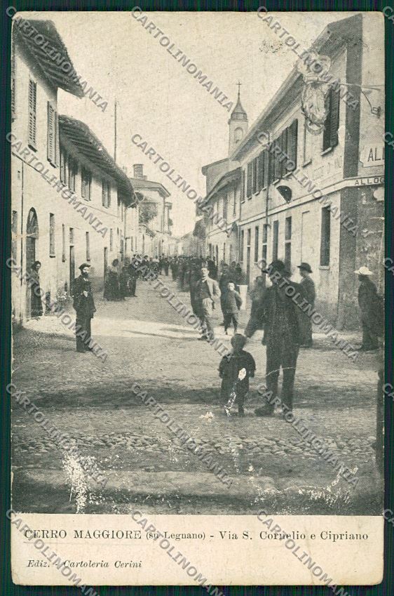 Milano Cerro Maggiore ABRASA cartolina QQ8007 – fronte