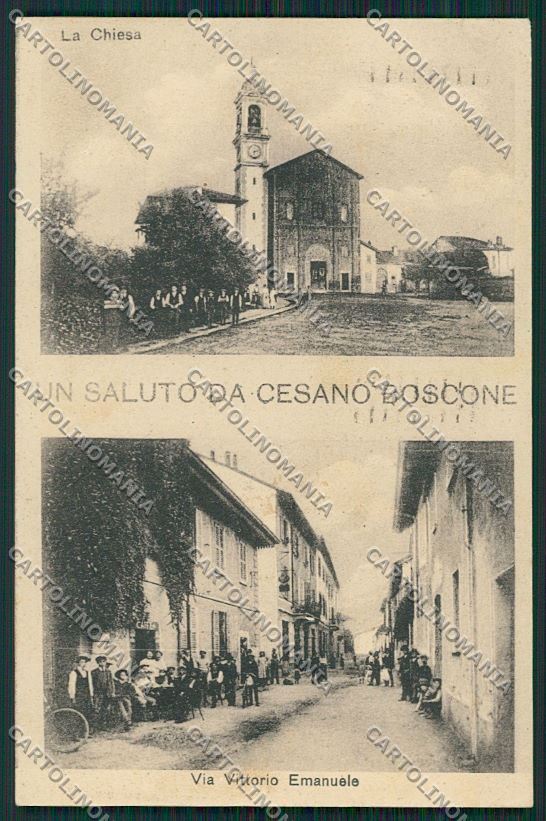 Milano Cesano Boscone Saluti da cartolina QQ8031 – fronte