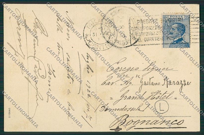 Milano Cesano Boscone Saluti da cartolina QQ8031 – retro