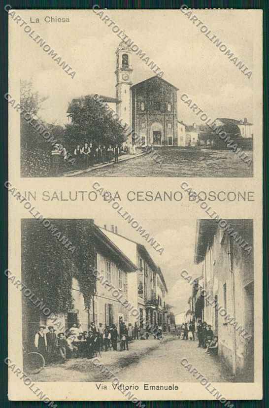 Milano Cesano Boscone Saluti da cartolina QQ8033 – fronte