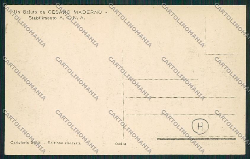 Milano Cesano Maderno cartolina QQ8045 – retro