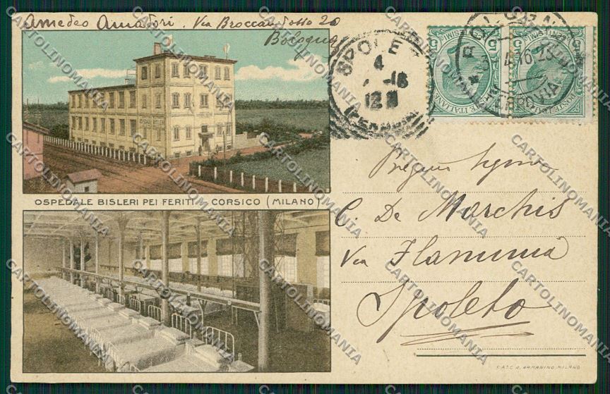 Milano Corsico cartolina QQ8058 – fronte