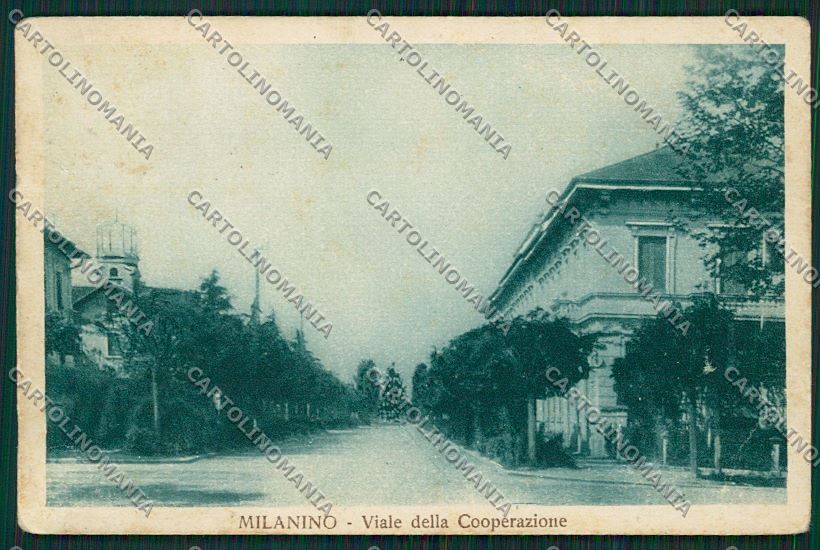 Milano Cusano Milanino PIEGHINE cartolina QQ8062 – fronte