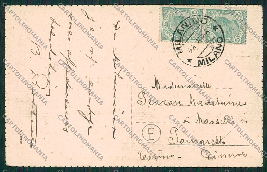 Milano Cusano Milanino cartolina QQ8070 – retro
