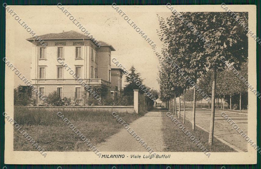 Milano Cusano Milanino PIEGHINA cartolina QQ8085 – fronte