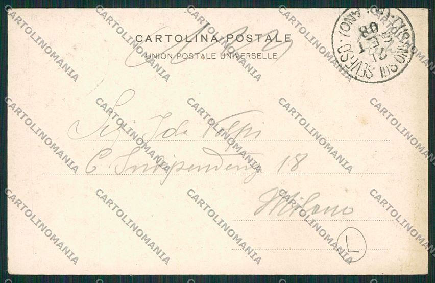 Milano Cusano Milanino cartolina QQ8097 – retro