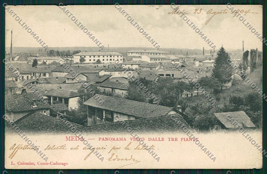 Milano Meda ABRASA cartolina QQ8123 – fronte