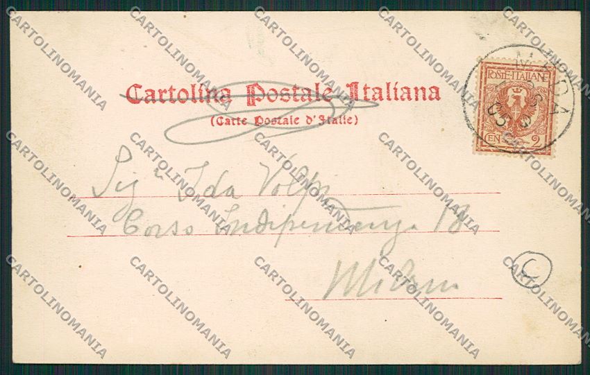 Milano Meda cartolina QQ8124 – retro