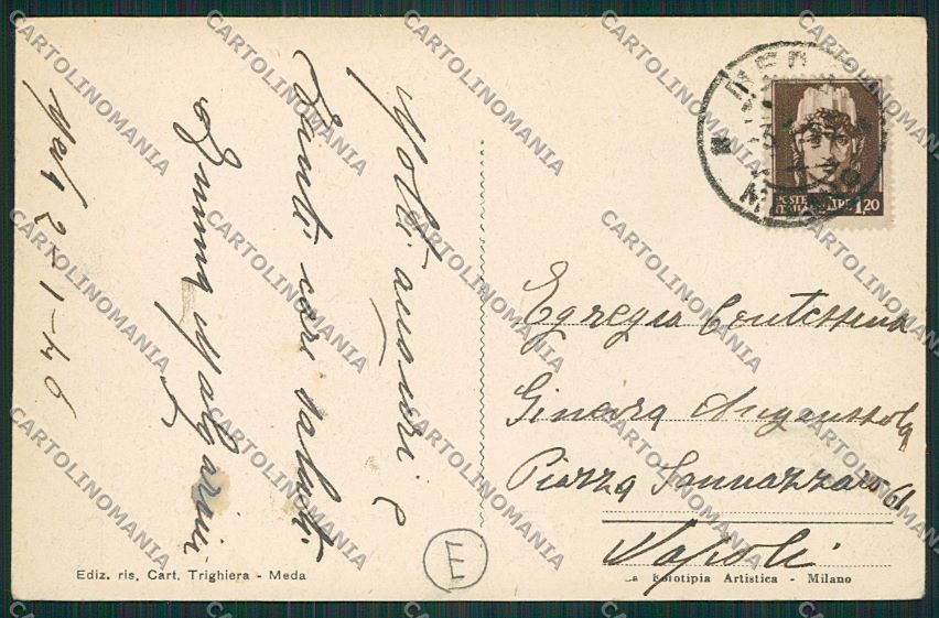 Milano Meda cartolina QQ8138 – retro