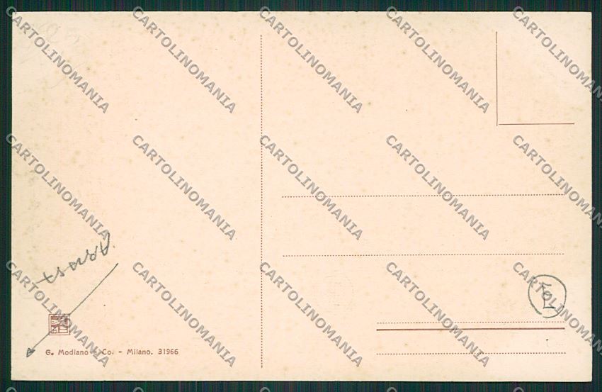 Milano Meda ABRASA cartolina QQ8143 – retro