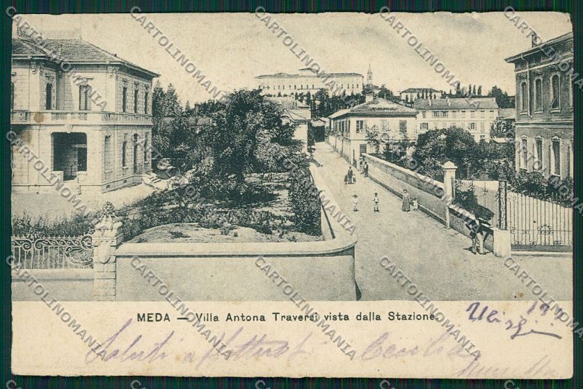 Milano Meda ABRASA PIEGATA cartolina QQ8146 – fronte