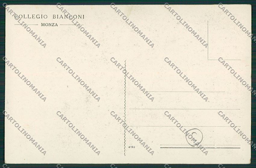 Milano Monza cartolina QQ8180 – retro