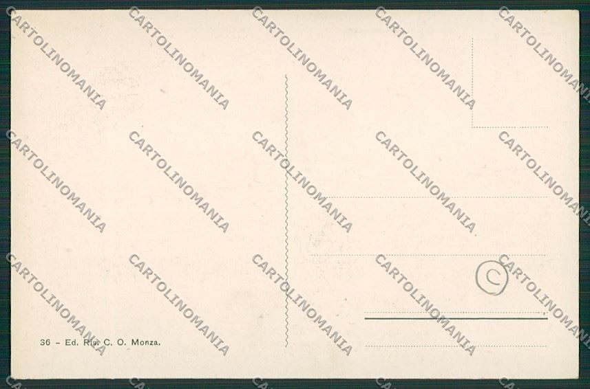 Milano Monza cartolina QQ8186 – retro