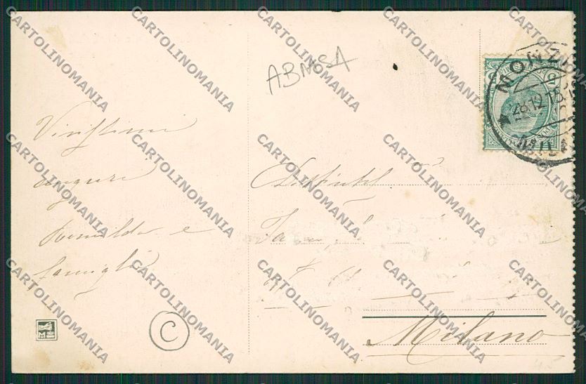 Milano Monza ABRASA cartolina QQ8188 – retro