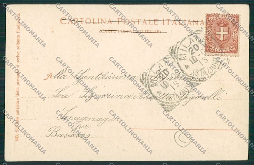 Milano Monza cartolina QQ8192 – retro