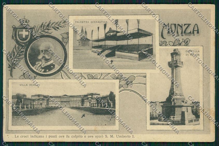 Milano Monza Savoia cartolina QQ8214 – fronte