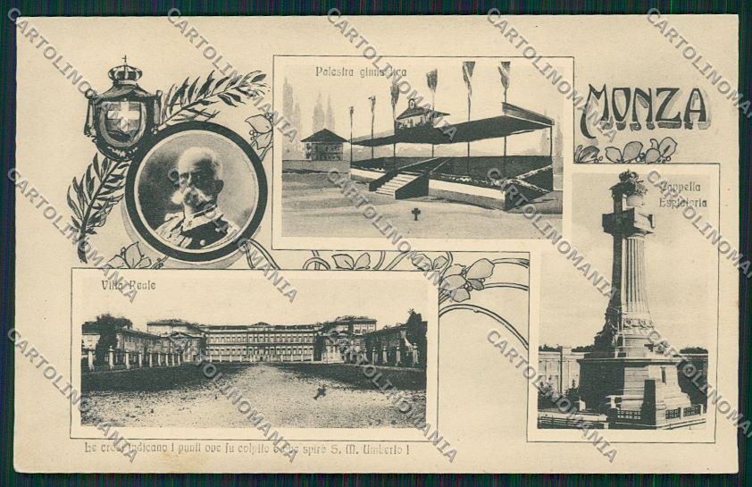 Milano Monza Savoia cartolina QQ8215 – fronte