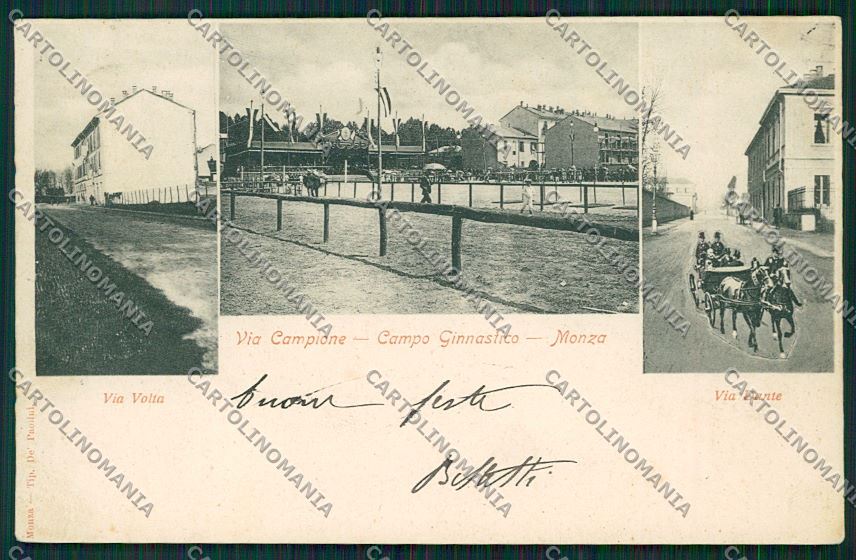 Milano Monza Savoia cartolina QQ8221 – fronte