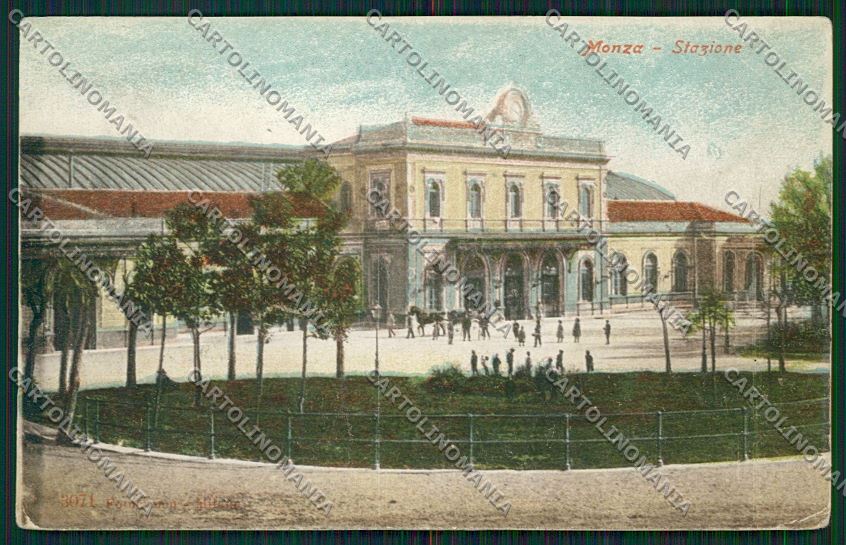Milano Monza Stazione cartolina QQ8238 – fronte