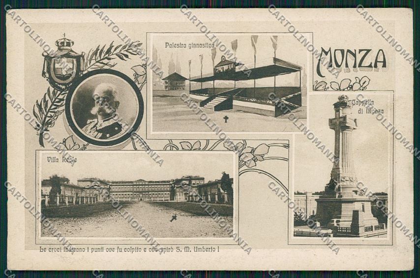 Milano Monza Savoia cartolina QQ8257 – fronte