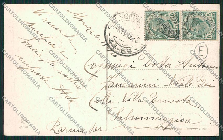 Milano Monza cartolina QQ8284 – retro