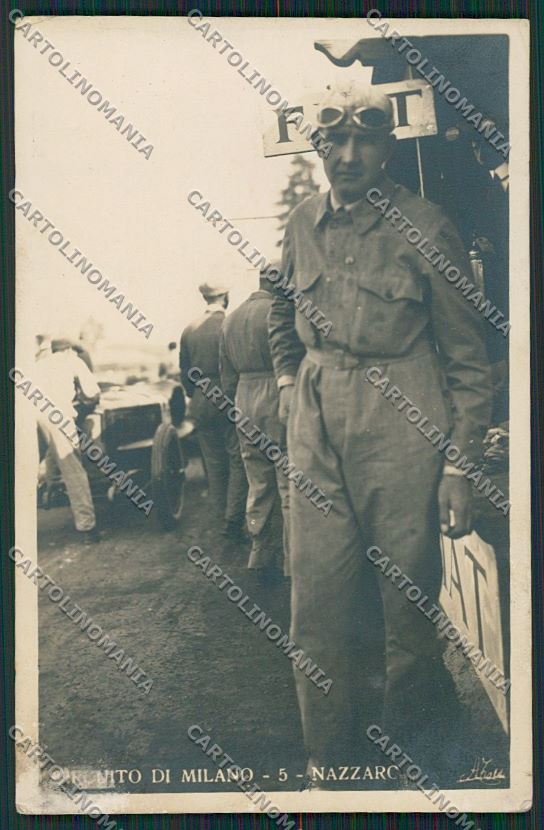 Milano Monza Automobilismo Racing Car Nazzaro Foto cartolina QQ8296 – fronte