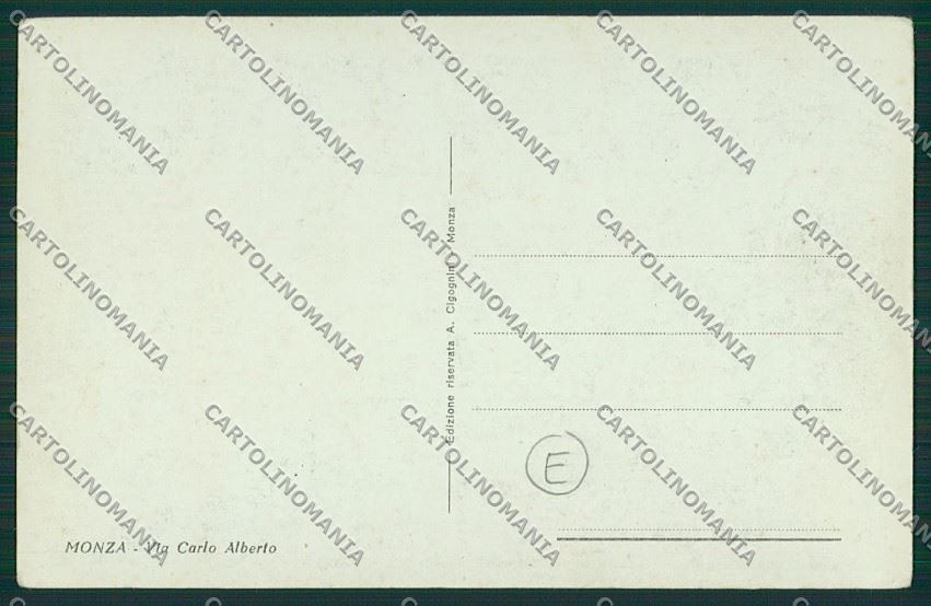 Milano Monza cartolina QQ8297 – retro