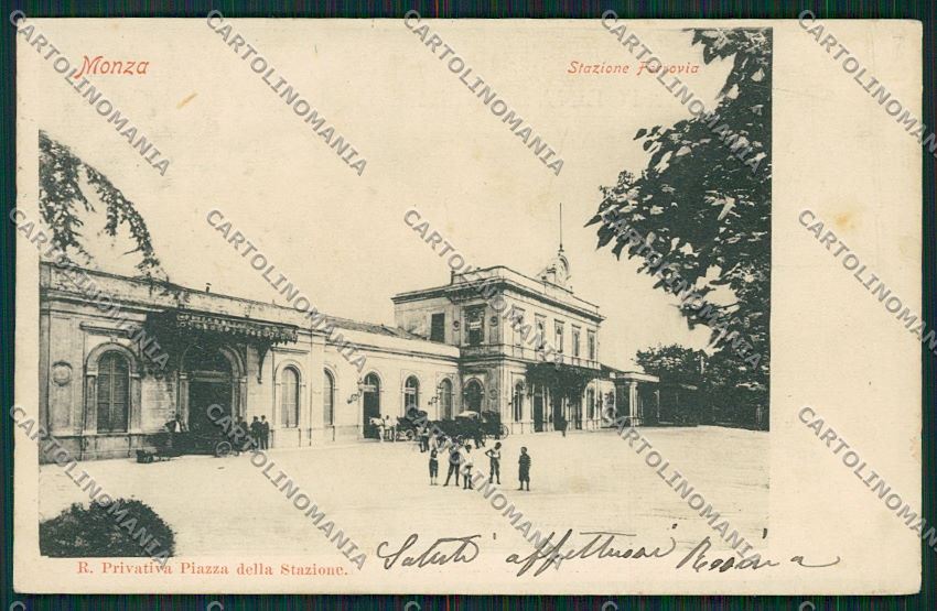 Milano Monza Stazione cartolina QQ8300 – fronte