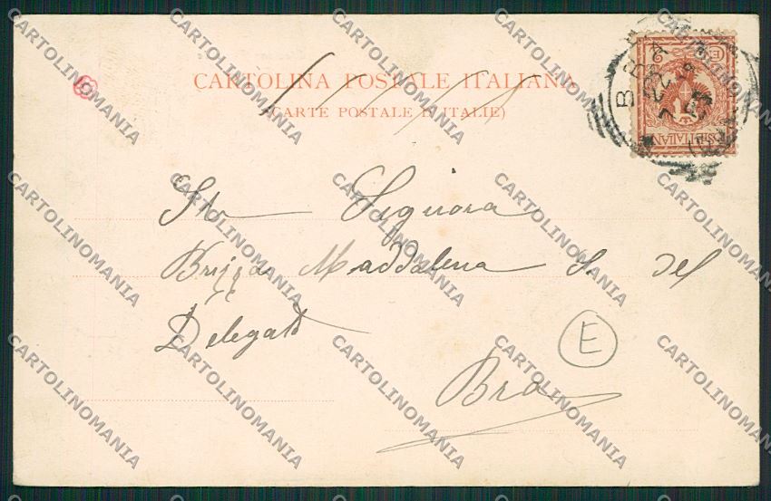 Milano Monza Stazione cartolina QQ8300 – retro
