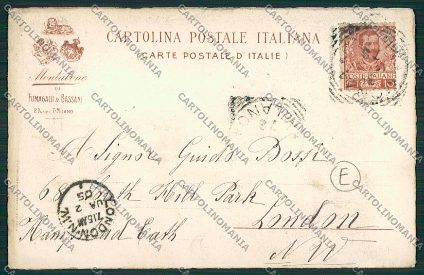 Milano Monza cartolina QQ8304 – retro