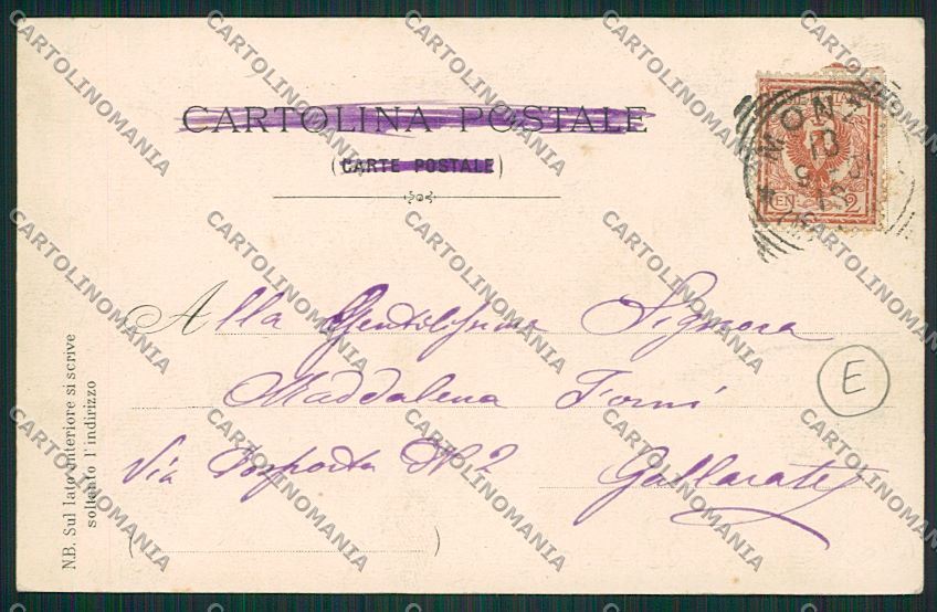 Milano Monza cartolina QQ8305 – retro