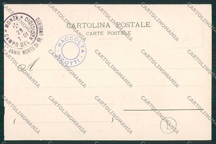 Milano Monza Savoia cartolina QQ8315 – retro