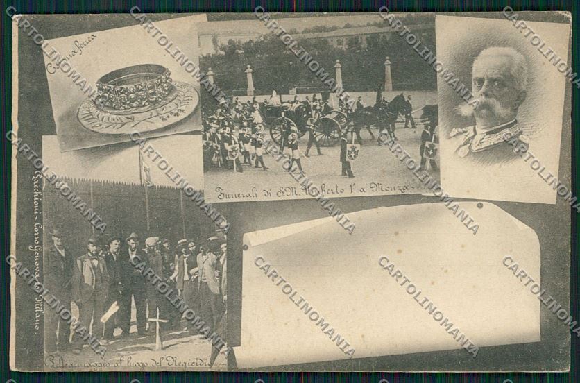 Milano Monza Savoia cartolina QQ8323 – fronte