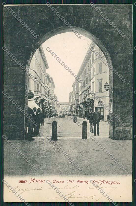Milano Monza cartolina QQ8329 – fronte