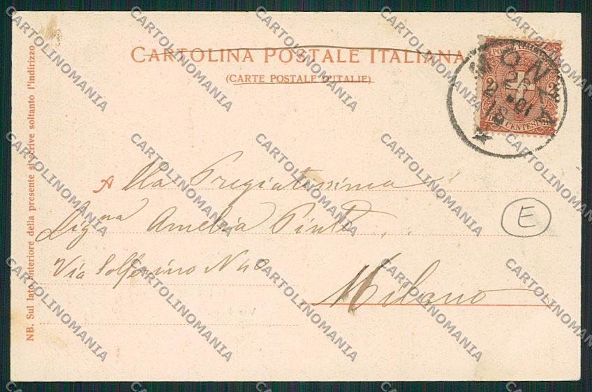 Milano Monza cartolina QQ8331 – retro