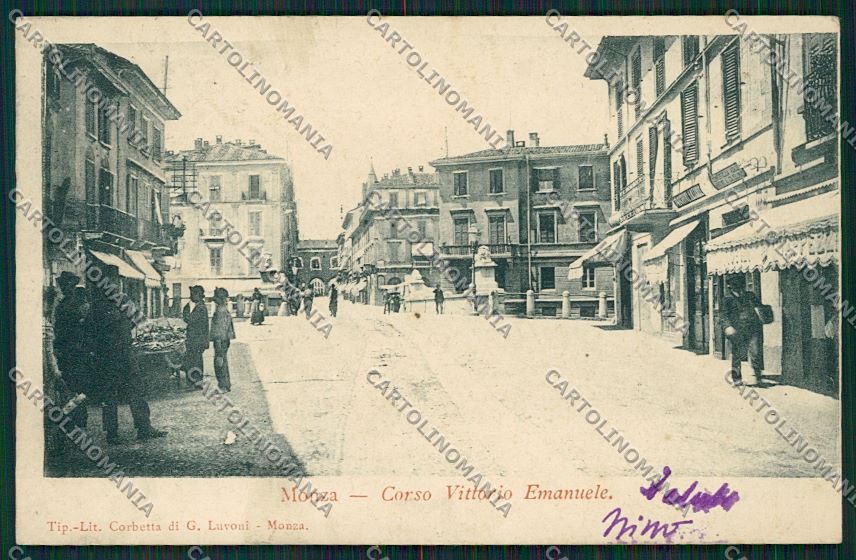 Milano Monza cartolina QQ8332 – fronte